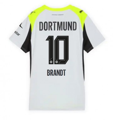 Borussia Dortmund Julian Brandt #10 Replika Bortatröja Damer 2025-26 Kortärmad Borussia Dortmund Julian Brandt #10 Replika Bortatröja Damer 2025-26 Kortärmad